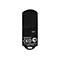 Schwarzer USB-WLAN-Adapter, oben abgerundet, mit WPS-Taste und Aufdrucken wie CE und FCC-ID.