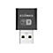 Schwarzer Edimax Wi-Fi 7 USB-Adapter vor weißem Hintergrund.