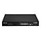 Schwarzer Edimax Pro GS-5210PL Netzwerk-Switch mit Ports, Display und Logo-Aufdruck.