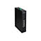 Schwarzer Edimax IGS-1210P Industrial PoE Switch in Metallgehäuse mit acht LAN-Ports und zwei SFP-Slots.