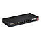 Schwarzer Edimax Pro GS-3008P Netzwerk-Switch mit acht Ports vor weißem Hintergrund.