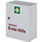 EHBO-kast HEIDELBERG, plaatstaal, veiligheidsslot, B 362 x D 140 x H 302 mm, inhoud volgens DIN 13157, wit