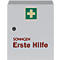 EHBO-kast HEIDELBERG, plaatstaal, veiligheidsslot, B 362 x D 140 x H 302 mm, inhoud volgens DIN 13157, wit