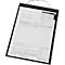 EICHNER Basis besteltas, klittenband, DIN A4, zwart, 10 stuks