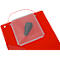EICHNER besteltas Jumbo, DIN A4, uitbreidingsvouw, klittenband, sleutelvak, rood, 10 stuks