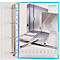 EICHNER documenthoesjes met vouw, A4, bovenaan open, rechts halfopen, 10 stuks,