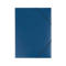 EICHNER elastomap, A4, 3 flappen, 10 stuks, blauw