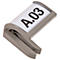 Eichner etiketteerclip, voor wand-sorter, lichtgrijs, B 29 x H 31 mm, 5 st.
