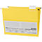 EICHNER hangmappen, voor formaten tot A4, opening aan de zijkant, pvc, geel, 10 stuks
