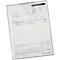 Eichner 'Light' besteltas, met sleutelvak, B 230 x D 5 x H 330 mm, 10 stuks, lichtgrijs/transparant