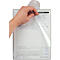 Eichner 'Light' besteltas, met sleutelvak, B 230 x D 5 x H 330 mm, 10 stuks, lichtgrijs/transparant