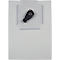 Eichner 'Light' besteltas, met sleutelvak, B 230 x D 5 x H 330 mm, 10 stuks, lichtgrijs/transparant