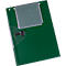 EICHNER Pochette de commande Jumbo, DIN A4, soufflet extensible, fermeture velcro, compartiment à clés, vert, 10 pièces