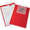 EICHNER Pochette de commande Magnetic, pour documents DIN A4, compartiment pour clés, fermeture magnétique, protection contre les déchirures, rouge, 10 pièces