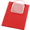 EICHNER Pochette de commande Plus, fermeture velcro et compartiment à clés, pour documents DIN A4, rouge, 10 pièces