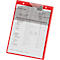 EICHNER Pochette de commande Secure, pour documents DIN A4, 10 pièces, y compris compartiment pour clés, L 230 x P 5 x H 330 mm, rouge