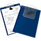 EICHNER Pochette de commande Turbo, fermeture velcro, compartiment à clés et soufflet extensible, pour documents DIN A4, bleu, 10 pièces