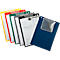 EICHNER Pochette de commande Turbo, fermeture velcro, poche pour clés et soufflet extensible, pour documents DIN A4, gris, 10 pièces
