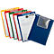 EICHNER Pochettes de commande Turbo, fermeture velcro, compartiment à clés et soufflet extensible, pour documents DIN A4, différentes couleurs, 10 pièces