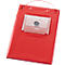 EICHNER Portapapeles Klemmfix, DIN A4, plástico, con bolsillo transparente, A4, rojo