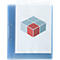 EICHNER PP presentatieringmap, A4, 2-voudig ringmechanisme, blauw