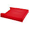 Eichner Wandfolderhouder BIG, B 262 x D 42 x H 302 mm, vulhoogte 34 mm, rood