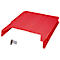 Eichner Wandfolderhouder BIG, B 262 x D 42 x H 302 mm, vulhoogte 34 mm, rood