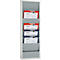 Eichner werkplaatsplanner, 1-strook, 6 rails, voor max. 6 A4-bestelvakken, B 315 x H 900 mm, kunststof, grijs