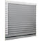 Eichner werkplaatsplanner, brede uitvoering, 15 rails, voor maximaal 75 A4 ordervakken, B 1580 x H 1757 mm, kunststof, grijs