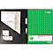 Einband für Formularbücher Sigel EF410, A4, Stifteschlaufe, Einstecktaschen, ohne Inhalt, PU, schwarz