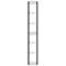 Eindwand, voor stalen rek PROGRESS 2000, H 2600 x D 400 mm, zilver