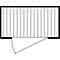 Einzel-Container Säbu SAFE TANK 300, WGK 1-3, Volumen 275 l, mit Auffangwanne & Gitterrost, B 2100 x T 1140 x H 2300 mm, silber