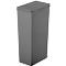 EKO Abfalleimer Morandi Touch, Kunststoff, Touch Bar-Mechanismus, stapelbar, B 245 x T 370 x H 630 mm, 40 Liter, blau/grau