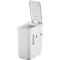 EKO Morandi Smart sensor afvalbak, kunststof, wandmontage, sensor &amp; touch schakelaar, B 259 x D 165 x H 310 mm, 8 liter, wit