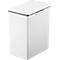 EKO Poubelle Morandi Touch, peu encombrante, plastique, mécanisme Touch Bar, L 206 x P 325 x H 400 mm, 20 litres, blanc