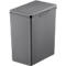EKO Poubelle Morandi Touch, peu encombrante, Touch Bar, plastique, L 206 x P 325 x H 400 mm, 20 litres, gris