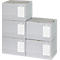 Elba Archivcontainer Tric, bis A4, Frontklappe, B 473 x T 325 x H 360 mm, Wellpappe, grau, 10 Stück