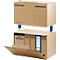 Elba Archivcontainer Tric, bis A4, Frontklappe, stapelbar, B 510 x T 330 x H 360 mm, Wellpappe, naturbraun, 5 Stück