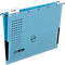 ELBA chic® ULTIMATE hangmap, voor formaten tot DIN A4, gerecycled karton, 25 stuks, blauw