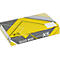 Yellow and grey box printed with "XS" and "ELCO BOX". Size details are printed on the box.