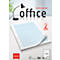 A4 graph paper notebook with rounded corners. "office" is written above. The brand logo is at the bottom left.