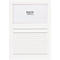 White notebook with frame and lines. The frame reads "EZCO ORDO".
