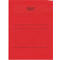 Red ELCO ORDO file folder with lines for labeling. The brand name is at the top.