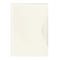 Beige envelope on white background, corner folded.