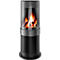 Elektrokamin ECOMERO, 1800 W, 3D-Flammeneffekt, 3 Heizstufen, Schwenkfunktion, schwarz