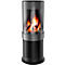 Elektrokamin ECOMERO, 1800 W, 3D-Flammeneffekt, 3 Heizstufen, Schwenkfunktion, schwarz