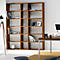 Élément d'extension de bibliothèque Pombal, l. 400 x P 370 x H 2240 mm, décor noyer