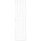 Élément de grille, en acier, l. 550 x H 2086 mm, argent clair
