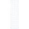 Élément de grille, en acier, l. 550 x H 2086 mm, bleu