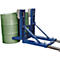 Elevador de barriles asecos, como apilador, acero revestido de polvo, An 1050 x P 1080 x Al 975 mm, para 2 barriles, capacidad de carga 700 kg